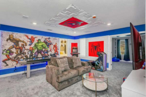 Amazing Family Home 8min Disneyworld Pool/Spa Sleeps 24